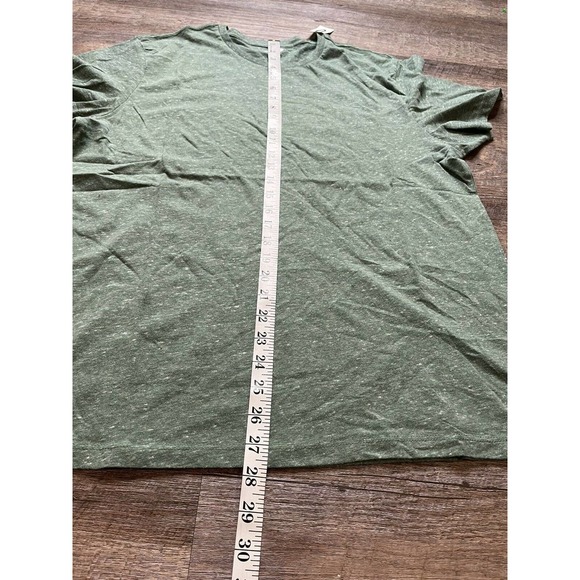 Old Navy Mens Super Soft Washed Shortsleeve Tshirt Heathered Green Size Large L2 - Picture 6 of 6